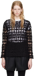 Comme des Garçons Black Semi-Sheer Sweater