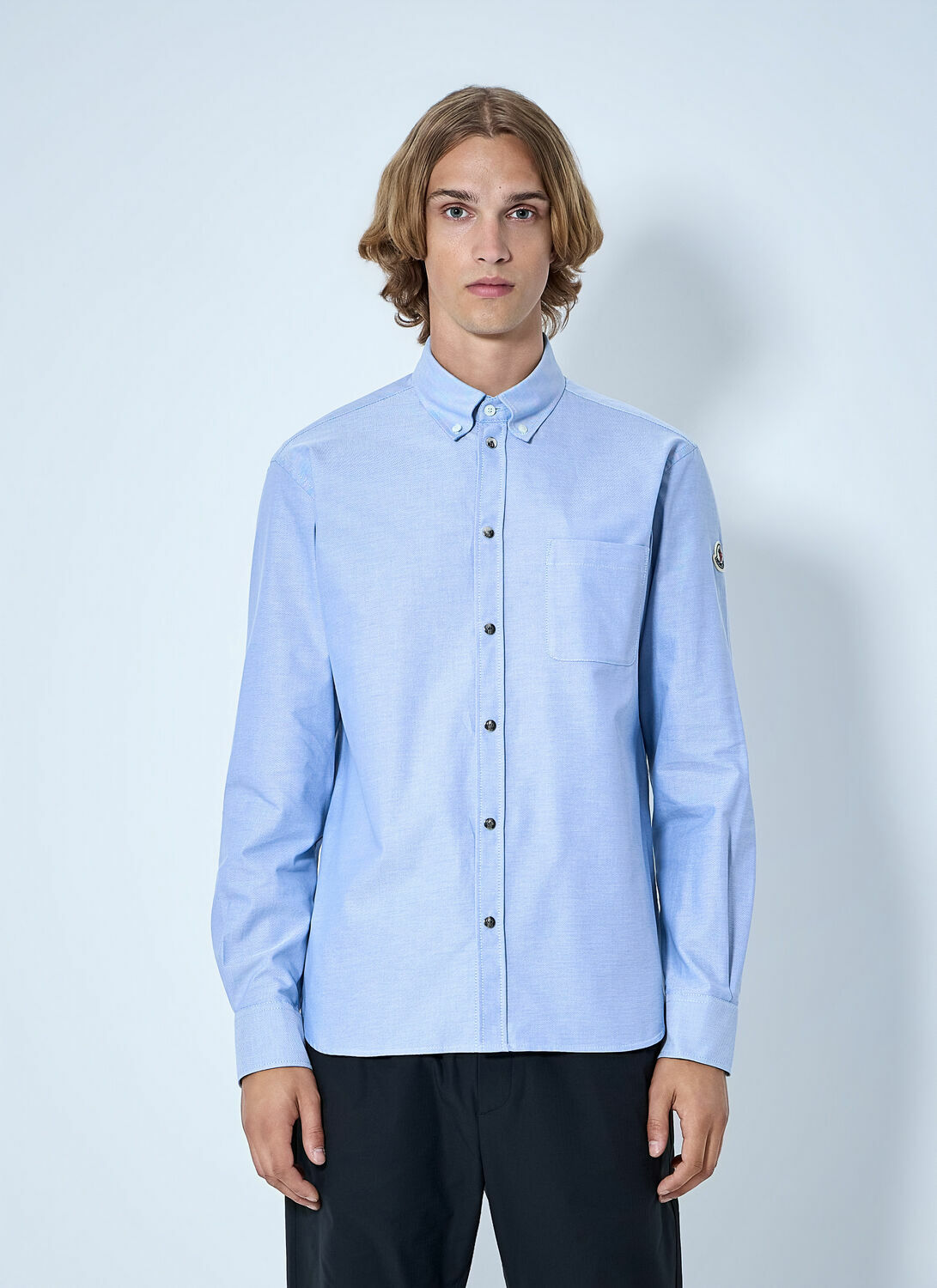 Moncler Button-Down Cotton Shirt