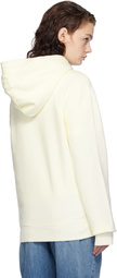 Lanvin White Clover Snake Patch Hoodie