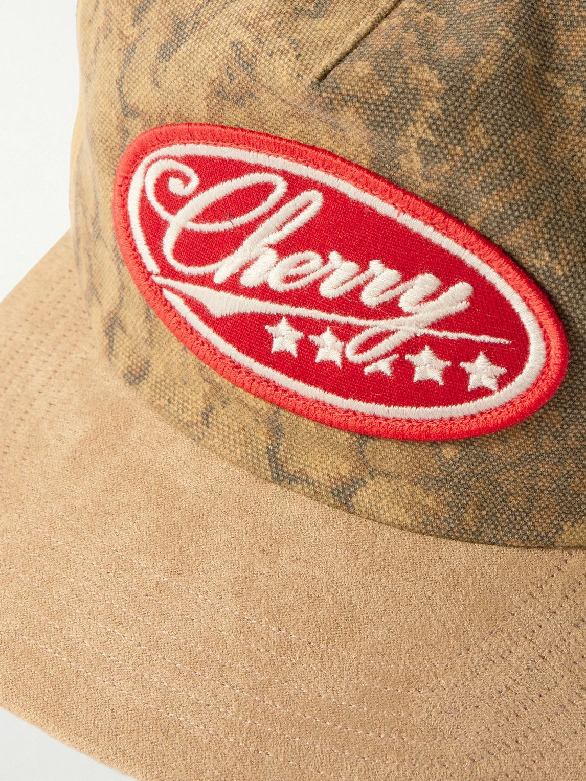 Cherry Los Angeles - Five Star Logo-Appliquéd Printed Cotton-Canvas Baseball Cap