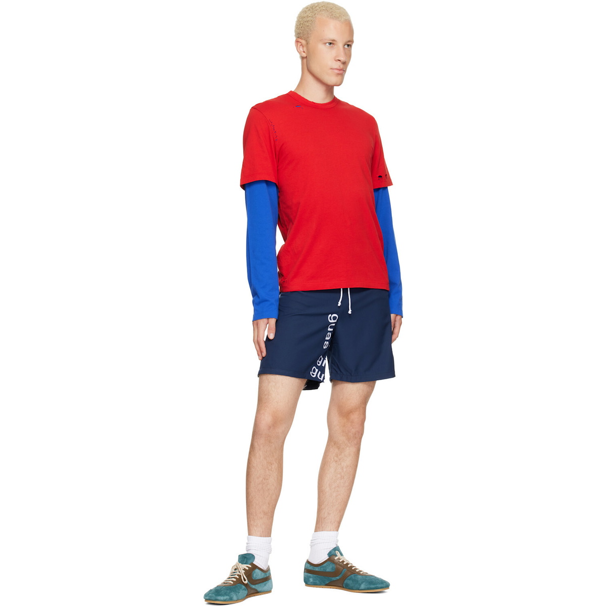 Gimaguas Navy Travel Shorts