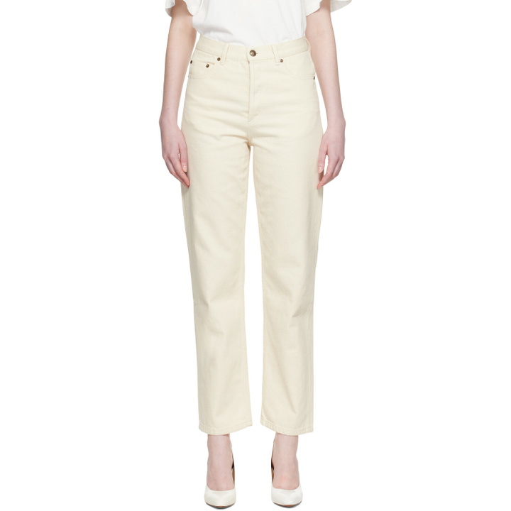 Photo: A.P.C. Off-White Fairfax Jeans