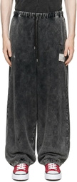 Maison MIHARA YASUHIRO Black Bleached Sweatpants