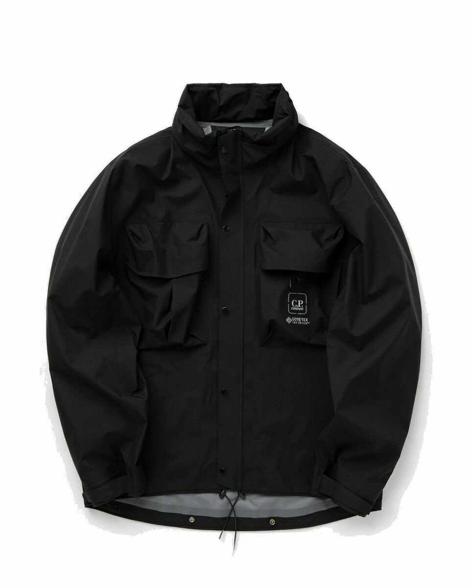 Photo: C.P. Company Goretex Infinium Outerwear   Medium Jacket Black - Mens - Shell Jackets