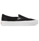 Vans - UA OG Classic LX Canvas Slip-On Sneakers - Black