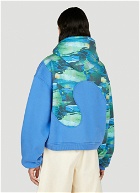 ERL - Swirl Hooded Sweatshirt in Blue