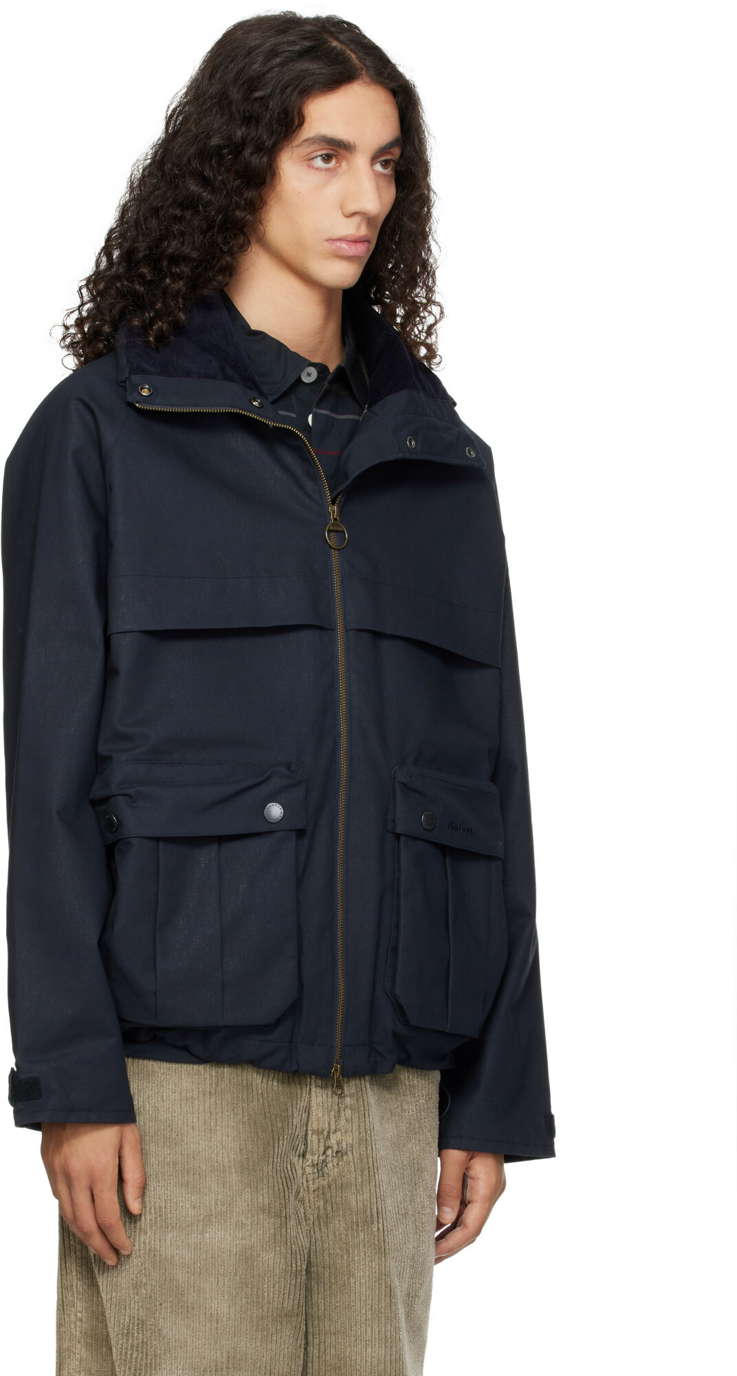 Barbour Navy Ursula Wading Waterproof Rain Jacket