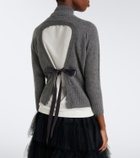 Simone Rocha Embellished cashmere turtleneck sweater