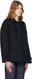 A.P.C. Navy Belted Jacket