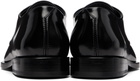 AMI Paris Black Calfskin Leather Derbys