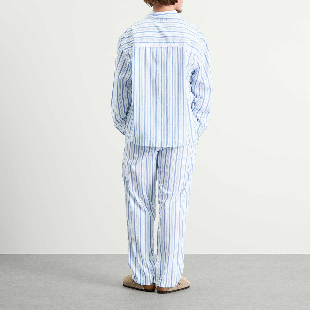 Calvin Klein Men's Cotton Poplin Pyjama Set in White