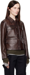 Stand Studio Brown Estrid Leather Jacket