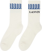 Lanvin Off-White Curb Socks