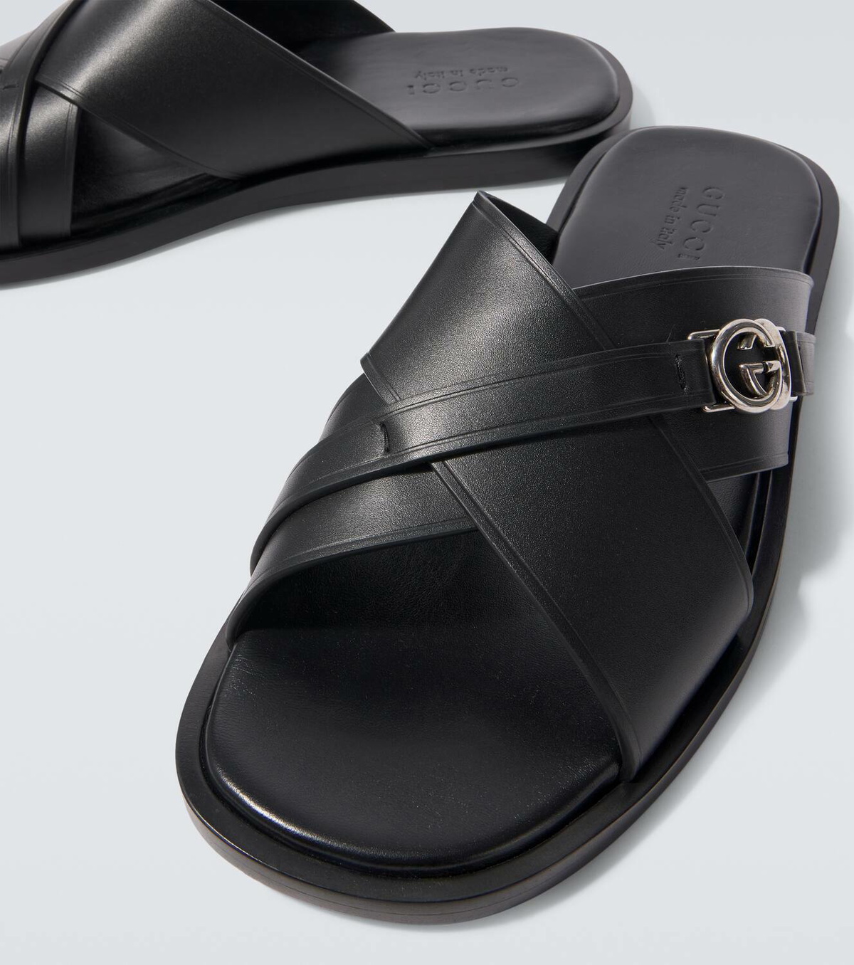 Gucci Leather slides