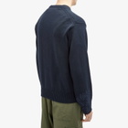 Paul Smith Men's Pixilated Flower Crew Sweater in Navy
