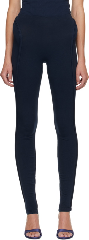 Photo: Ottolinger Navy Sculpted Hip Leggings