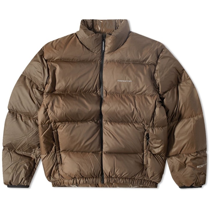 Photo: thisisneverthat Men's PERTEX® T Down Jacket in Brown