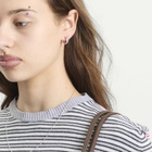 Tom Wood Beck Hoops Earrings in Silver 
