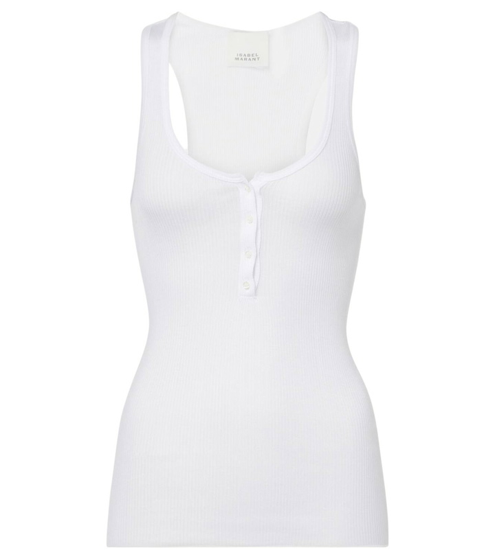 Photo: Isabel Marant Louisali cotton tank top