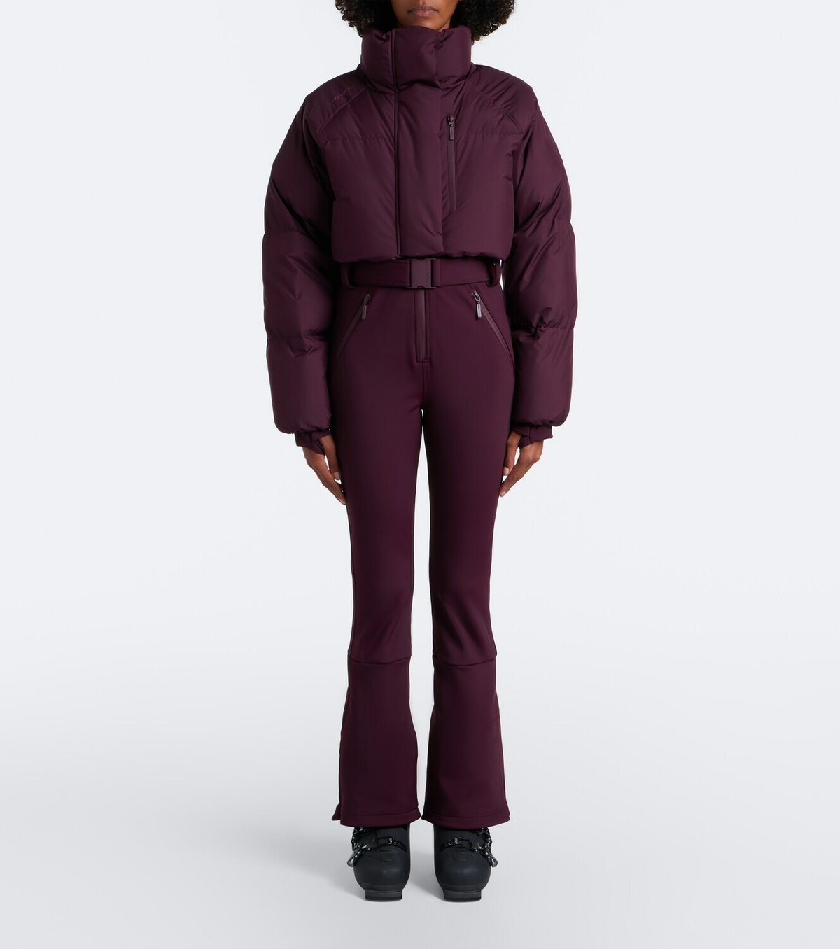 Cordova Myoko belted down ski suit