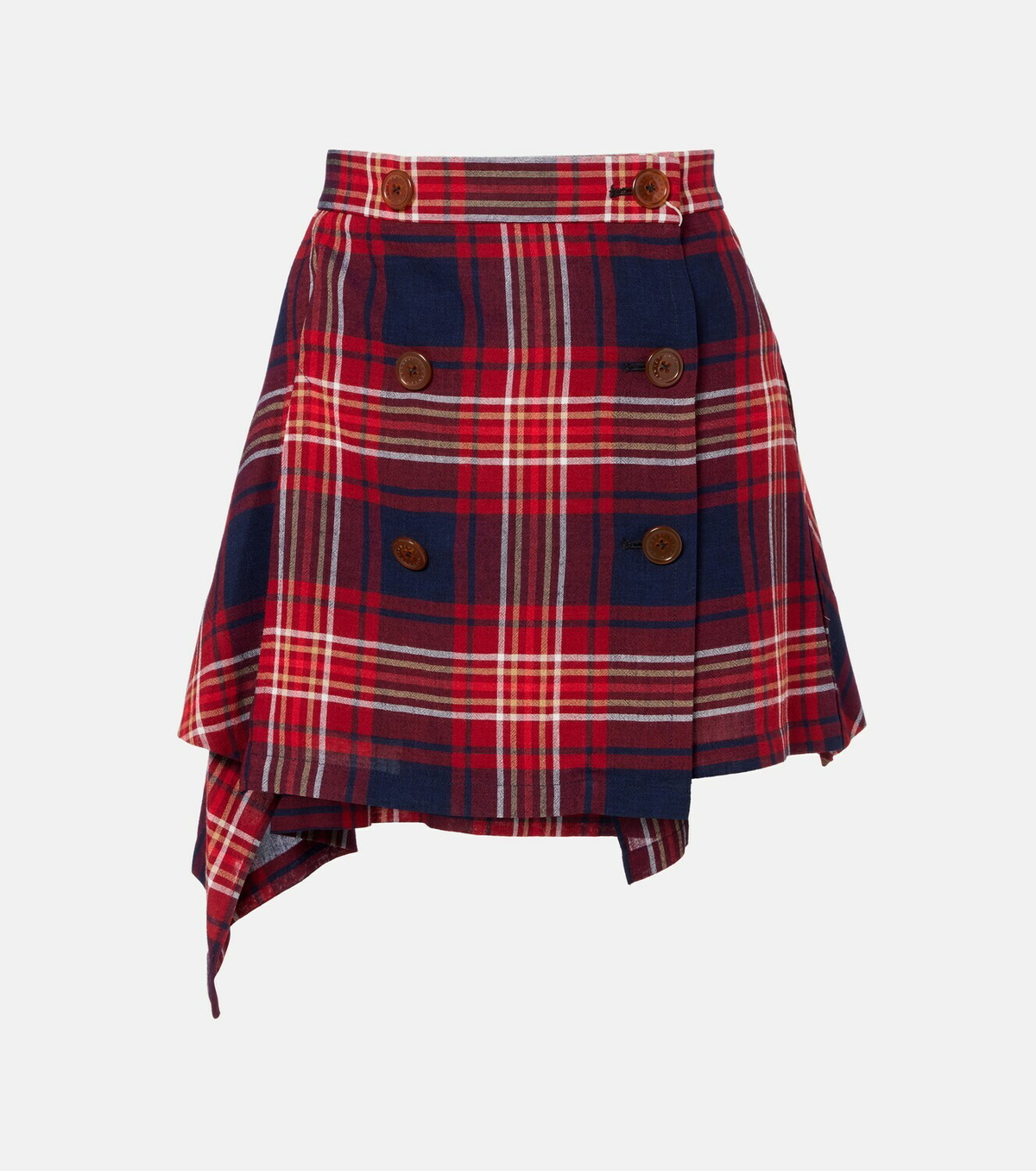 Vivienne Westwood スカート Vivienne Westwood Plaid asymmetric miniskirt Vivienne Westwood