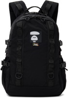 AAPE by A Bathing Ape Black Canvas Backpack