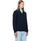 Polo Ralph Lauren Navy Half-Zip Sweater
