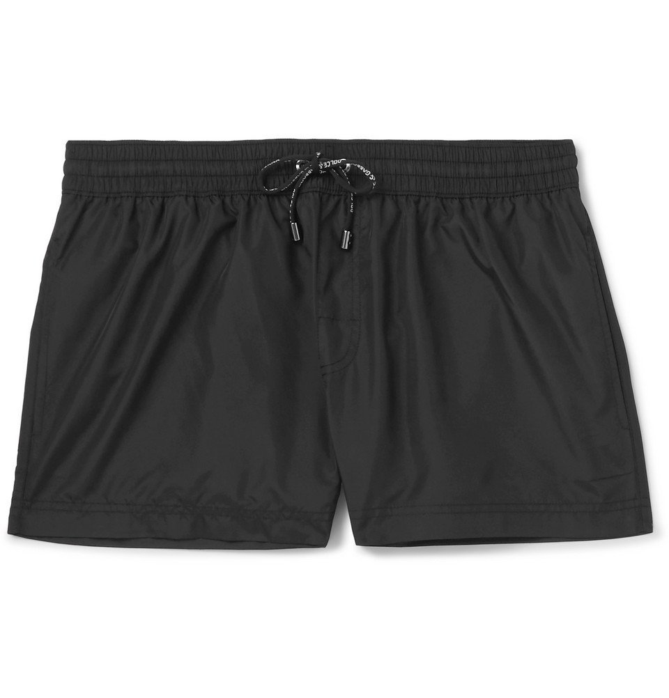 Dolce Gabbana Short Length Swim Shorts Men Black Dolce Gabbana