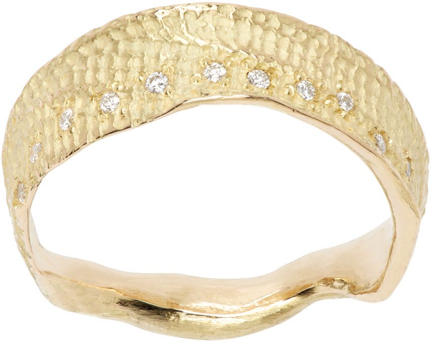 ELHANATI Gold L'amore Mezuzah Ring