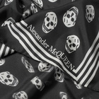 Alexander McQueen Men's Skull Biker Scarf in Black/Ivory 