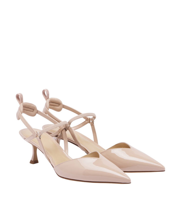 Photo: Fendi Very Colibrì patent leather slingback pumps