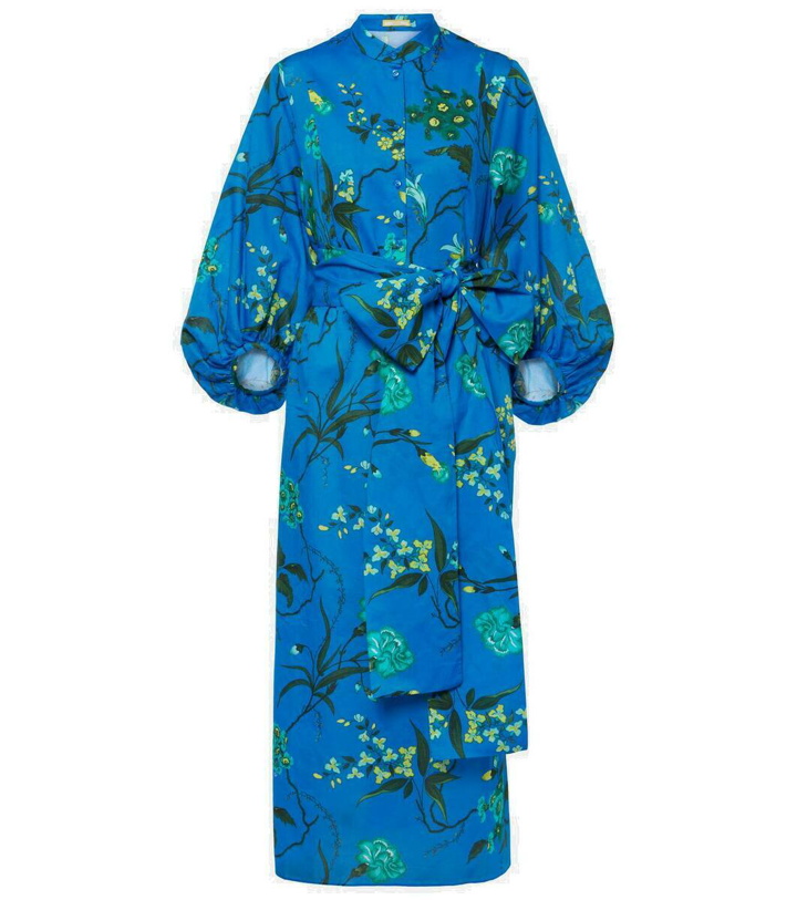 Photo: Erdem Floral cotton and linen midi dress