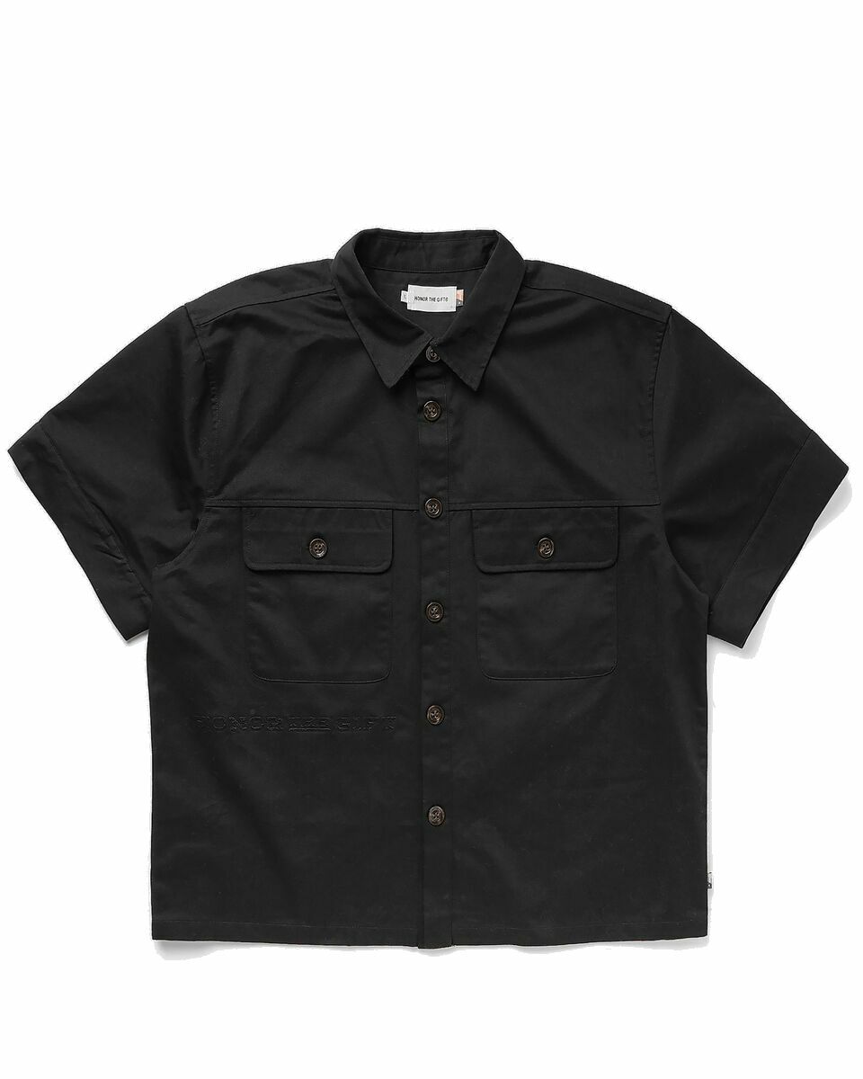 Photo: Honor The Gift Ss Shop Shirt Black - Mens - Shortsleeves