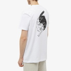 Maharishi Men's Yin Yang Rabbit T-Shirt in White