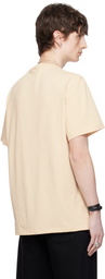 McQueen Beige Printed T-shirt