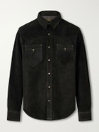 RRL - Willett Suede Jacket - Black