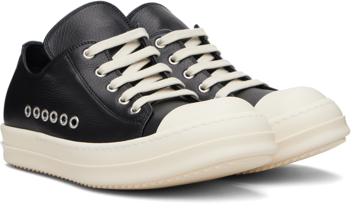 Rick Owens Black Temple Extreme Low Sneakers