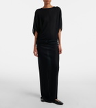 The Row Fay leather ballet flats