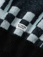 Wacko Maria - Intarsia-Knit Sweater - Blue