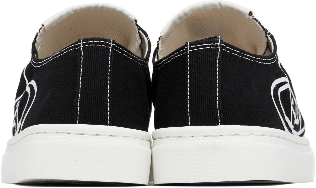 Vivienne Westwood Black Plimsoll Low Top 2.0 Sneakers