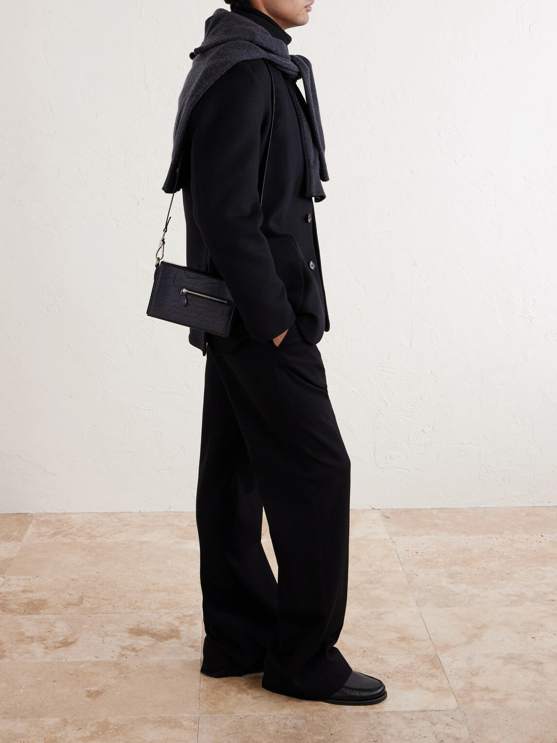Berluti - Jour de Poche Scritto Venezia Leather Messenger Bag