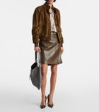 Tom Ford Tara Large suede crossbody bag
