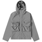 Uniform Bridge Men's Two Pocket Parka Jacket in Grey