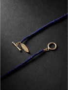 Jacquie Aiche - Thunderbird Gold Lapis Beaded Necklace