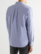 Hartford - Button-Down Collar Cotton Oxford Shirt - Blue