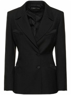 TOM FORD - Twill Single Breasted Jacket