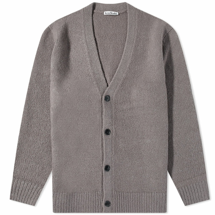 Photo: Acne Studios Men's Korval Cardigan in Dark Grey