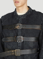 Gallery Dept. - Rod Straight Denim Belt Jacket in Black