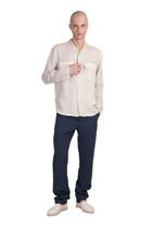 120% Lino Shirt In Beige Linen