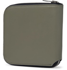 Acne Studios - Csarite S Leather Zip-Around Wallet - Green